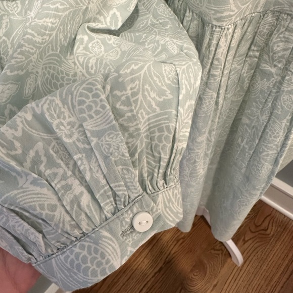 SONMER boho green/blue dress - Picture 5 of 12